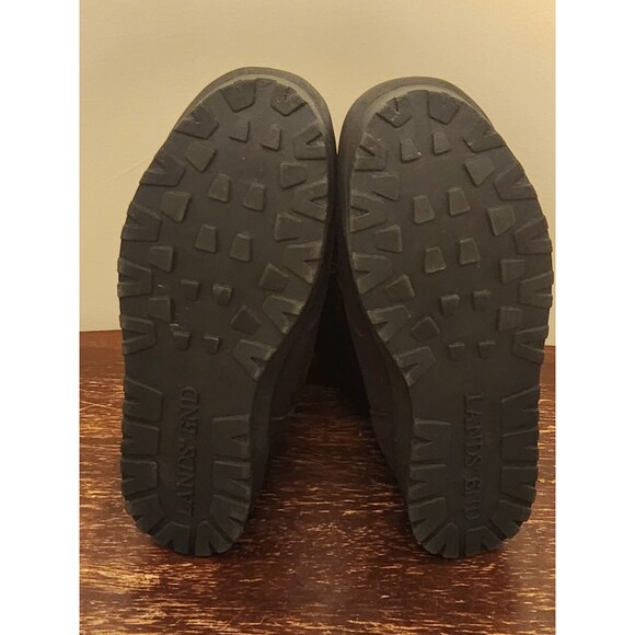 Lands End Womens Brown Suede Lined All Weather 9 B Winter Fall Boots 406465 - Picture 6 of 7